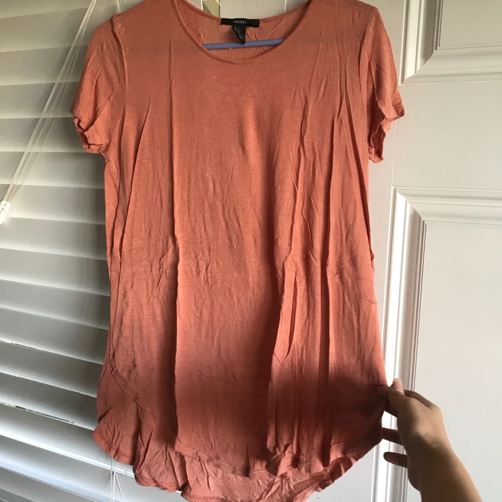 Orange long top